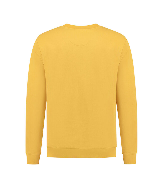 Blue Fleece Tent Sweater - Camel