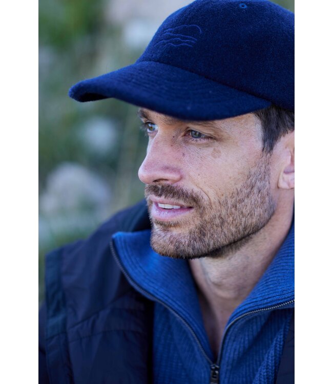Woolfelt Cap - Blue