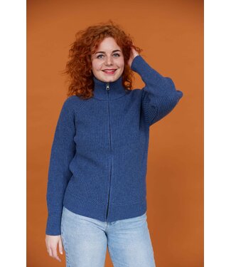Essential Nautic Cardigan - Sea Blue