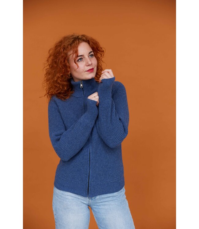 Essential Nautic Cardigan - Sea Blue
