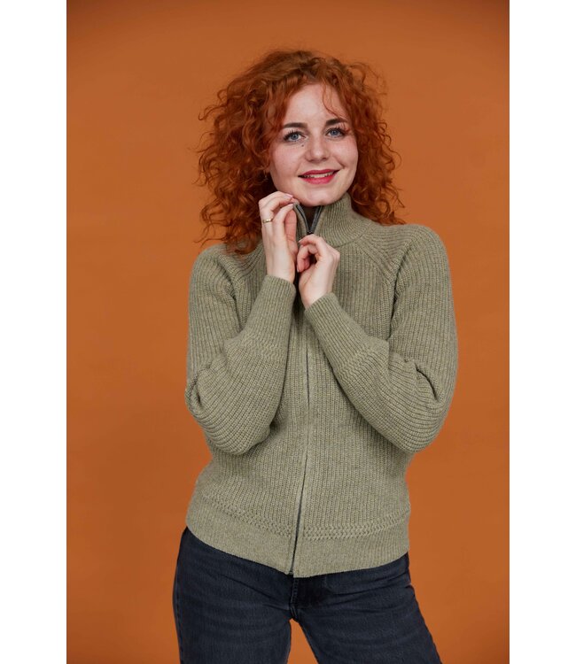 Essential Nautic Cardigan - Light Green