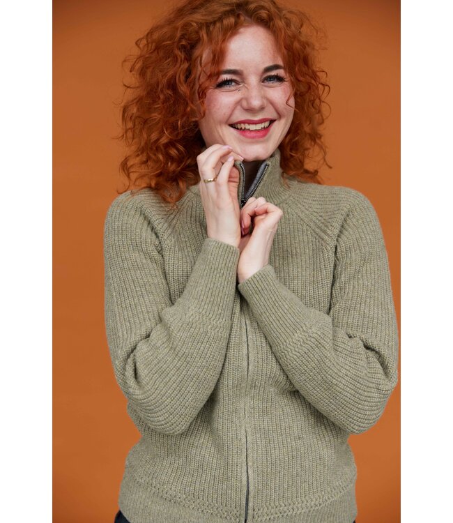 Essential Nautic Cardigan - Light Green