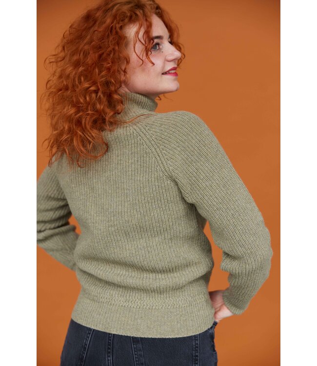 Essential Nautic Cardigan - Light Green