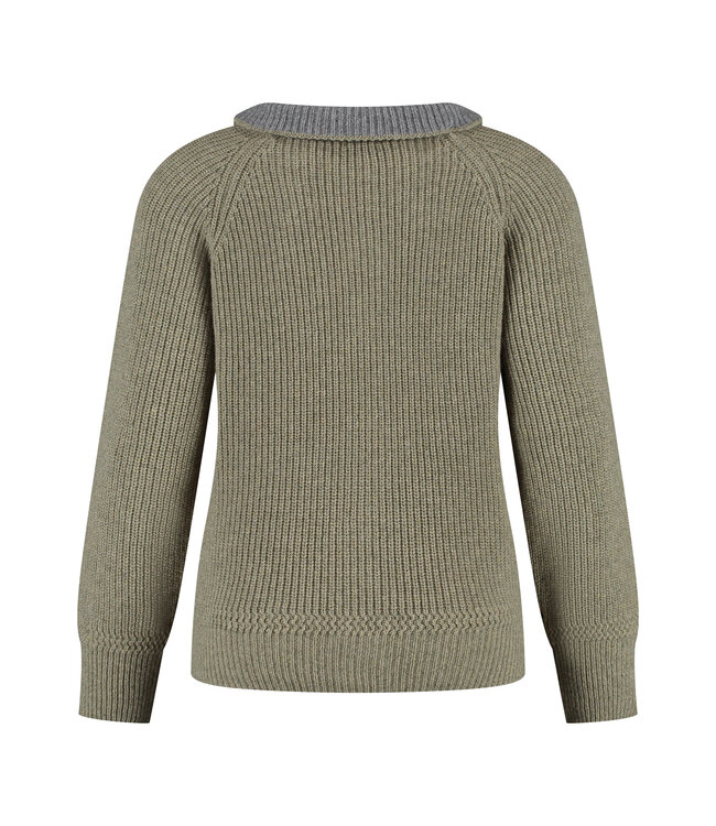 Essential Nautic Cardigan - Light Green