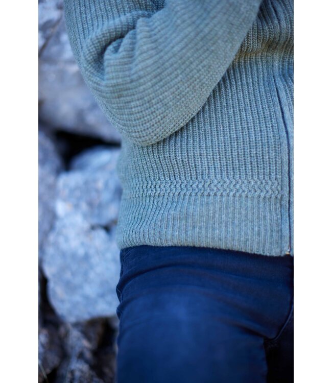 Essential Nautic Cardigan - Light Green