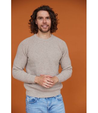 Essential Crewe Sweater - Beige