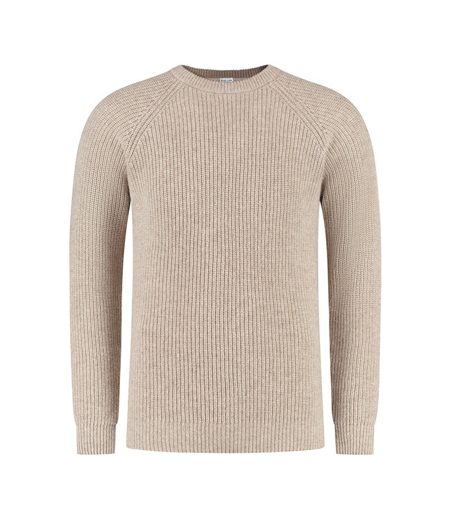 Essential Crewe Sweater - Beige