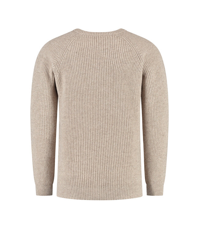Essential Crewe Sweater - Beige
