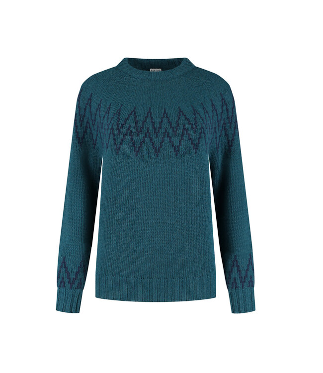 Nordic Sweater - Petrol/Navy