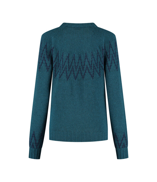 Nordic Sweater - Petrol/Navy