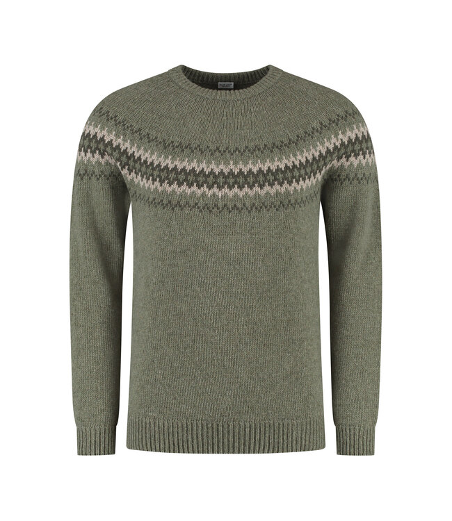 Nordic Sweater - Mid Green