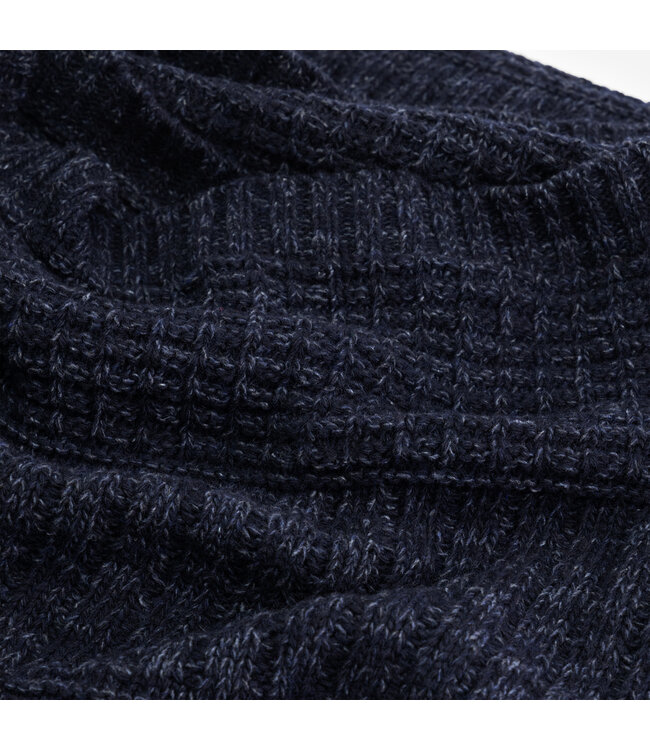 Harlingen Plaid - Navy Melange