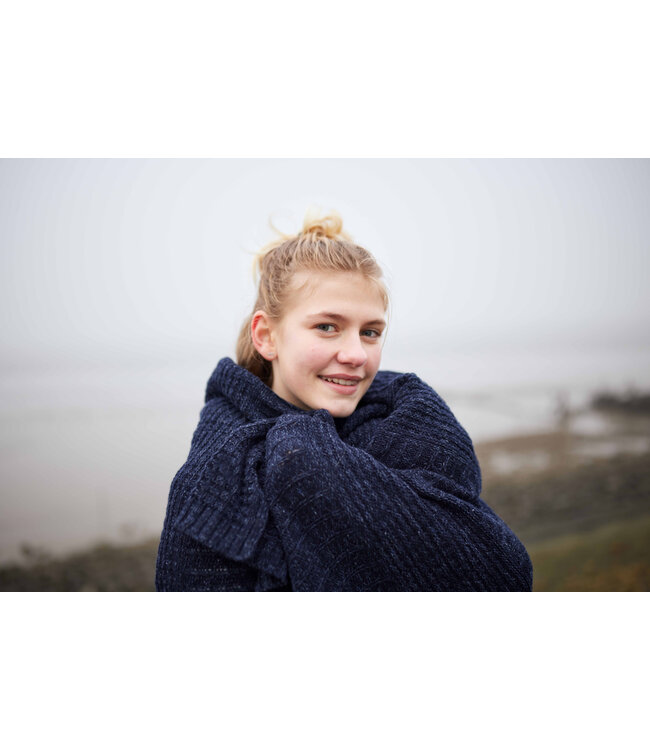 Harlingen Plaid - Navy Melange