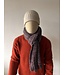 Urban Commuter Scarf - Bordeaux/Blue