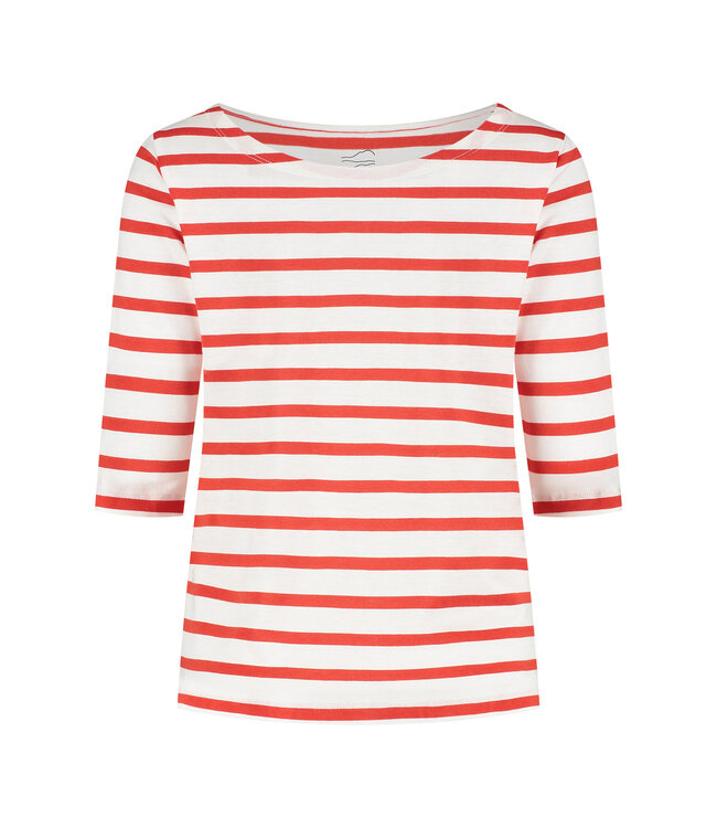 SaXcell Stripe Longsleeve - White / Red