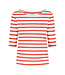 SaXcell Stripe Longsleeve - White / Red