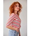 SaXcell Stripe Longsleeve - White / Red