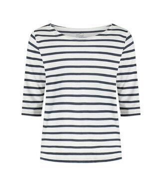SaXcell Stripe Longsleeve - White / Navy