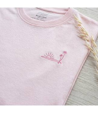 Refibra Palmsurf T-shirt - Pink Tulle