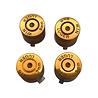 Consoleskins PS4 Controller Buttons - Aluminium Gold - Bullets Consoleskins PS4 Controller Buttons - Aluminium Gold - Bullets