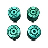 Consoleskins PS4 Controller Buttons - Aluminium Groen - Bullets Consoleskins PS4 Controller Buttons - Aluminium Groen - Bullets
