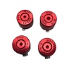 Consoleskins PS4 Controller Buttons - Aluminium Red - Bullets Consoleskins PS4 Controller Buttons - Aluminium Red - Bullets