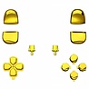 Consoleskins PS5 Controller Buttons - Goud Chrome - 11 in 1 Button Set Consoleskins PS5 Controller Buttons - Goud Chrome - 11 in 1 Button Set