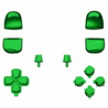 Consoleskins PS5 Controller Buttons - Groen Chrome - 11 in 1 Button Set Consoleskins PS5 Controller Buttons - Groen Chrome - 11 in 1 Button Set