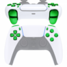 Consoleskins PS5 Controller Buttons - Green Chrome - 11 in 1 Button Set Consoleskins PS5 Controller Buttons - Green Chrome - 11 in 1 Button Set