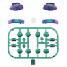 Consoleskins NS Buttons - Green/Purple Metallic - Joy Con Controller Buttons Consoleskins NS Buttons - Green/Purple Metallic - Joy Con Controller Buttons