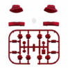 Consoleskins NS Buttons - Red Soft Touch - Joy Con Controller Buttons Consoleskins NS Buttons - Red Soft Touch - Joy Con Controller Buttons