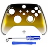 Consoleskins Xbox Series Controller Case Shell - Black Gold Silver Chrome - Front Shell Consoleskins Xbox Series Controller Case Shell - Black Gold Silver Chrome - Front Shell