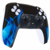 Consoleskins PS5 Controller Case Shell - Blue Flames - Front Shell Consoleskins PS5 Controller Case Shell - Blue Flames - Front Shell