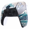 Consoleskins PS5 Controller Case Shell - Great Wave - Front Shell Consoleskins PS5 Controller Case Shell - Great Wave - Front Shell