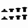 Consoleskins PS5 Controller Buttons - Zwart 6 in 1 - Thumbsticks Consoleskins PS5 Controller Buttons - Zwart 6 in 1 - Thumbsticks