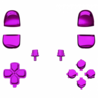 Consoleskins PS5 Controller Buttons - Purple Chrome - 11 in 1 Button Set Consoleskins PS5 Controller Buttons - Purple Chrome - 11 in 1 Button Set