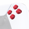 Consoleskins PS5 Controller Buttons - Red Aluminium - Bullets Consoleskins PS5 Controller Buttons - Red Aluminium - Bullets