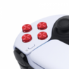 Consoleskins PS5 Controller Buttons - Red Aluminium - Bullets Consoleskins PS5 Controller Buttons - Red Aluminium - Bullets
