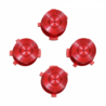 Consoleskins PS5 Controller Buttons - Red Aluminium - Bullets Consoleskins PS5 Controller Buttons - Red Aluminium - Bullets
