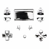 Consoleskins PS4 Controller Buttons - Zilver Chrome - 13 in 1 Button Set Consoleskins PS4 Controller Buttons - Zilver Chrome - 13 in 1 Button Set