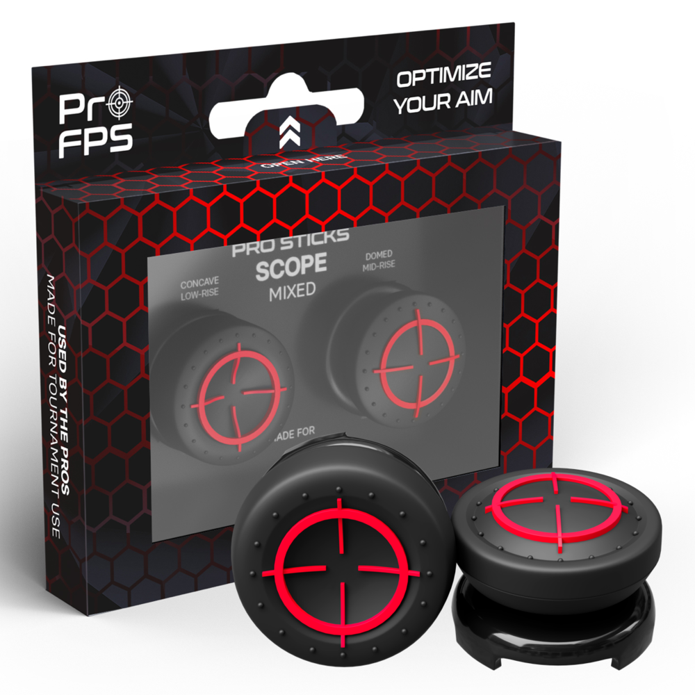 ProFPS Duo Pack for PS4/PS5 – Precision Rings - Thumbsticks Mixed -  Consoleskins