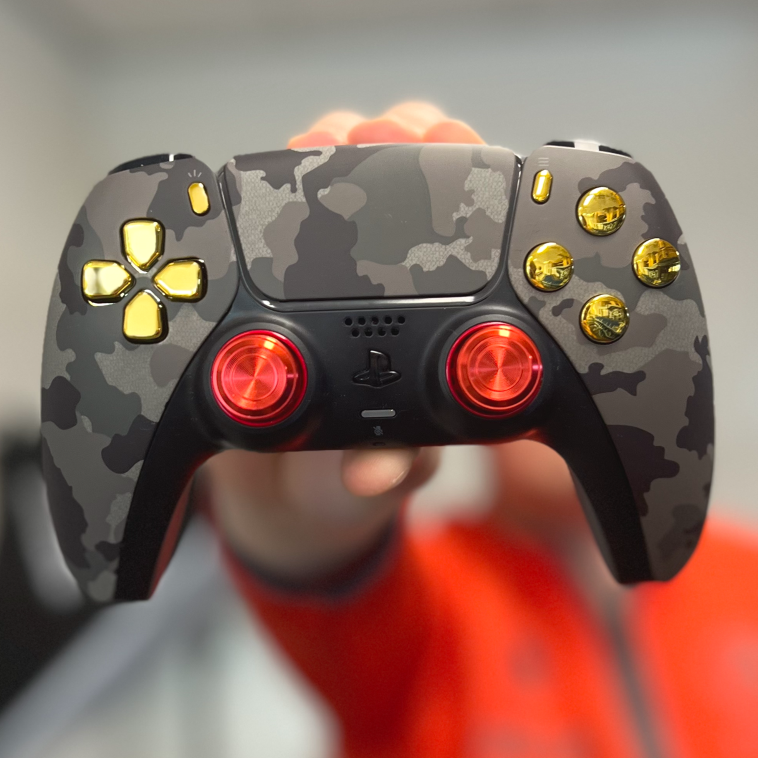 CS Controller PS5 - Limited Edition - Gold Army Custom - Consoleskins