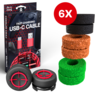 ProFPS ProFPS Mega Pack for PS5 – USC C Charging Cable - Precision Rings - Thumbsticks Concave ProFPS ProFPS Mega Pack for PS5 – USC C Charging Cable - Precision Rings - Thumbsticks Concave