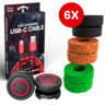 ProFPS ProFPS Mega Pack for PS5 – USC C Charging Cable - Precision Rings - Thumbsticks Domed ProFPS ProFPS Mega Pack for PS5 – USC C Charging Cable - Precision Rings - Thumbsticks Domed