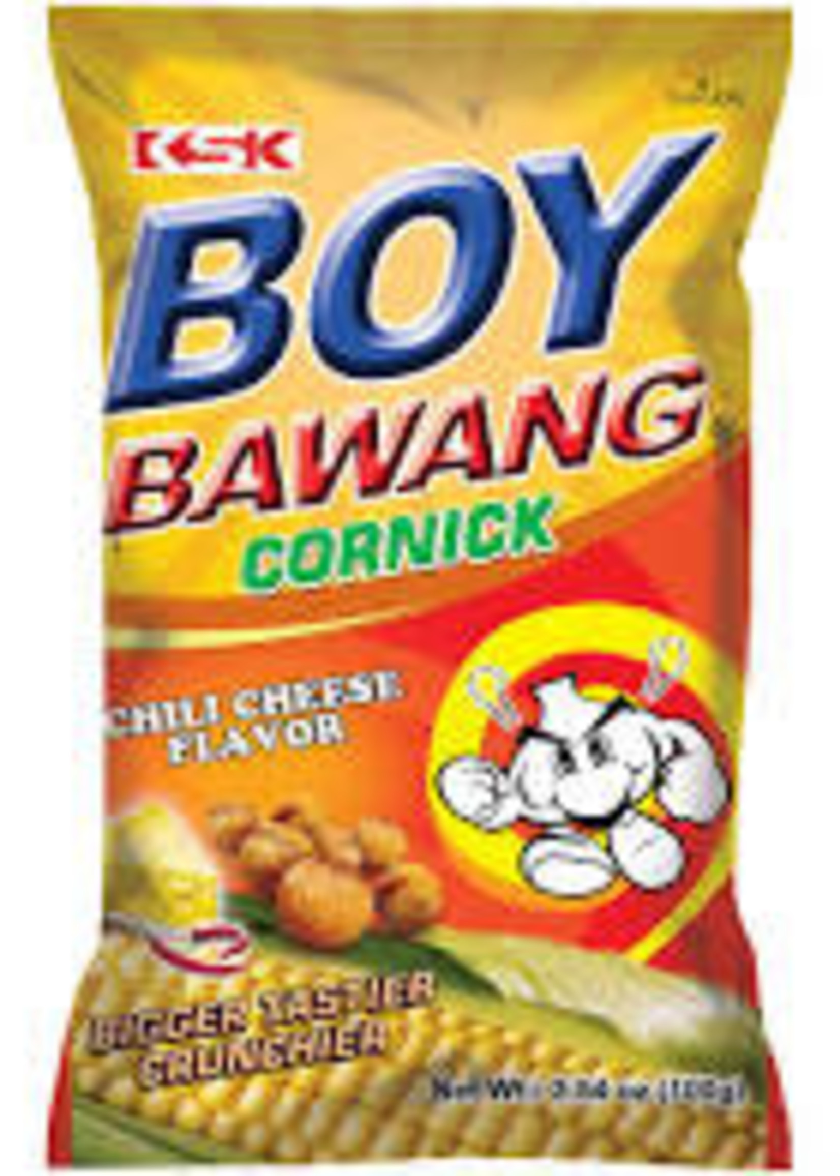 Boy Bawang Boy Bawang Cornic Chili Cheese Flavor 80gr