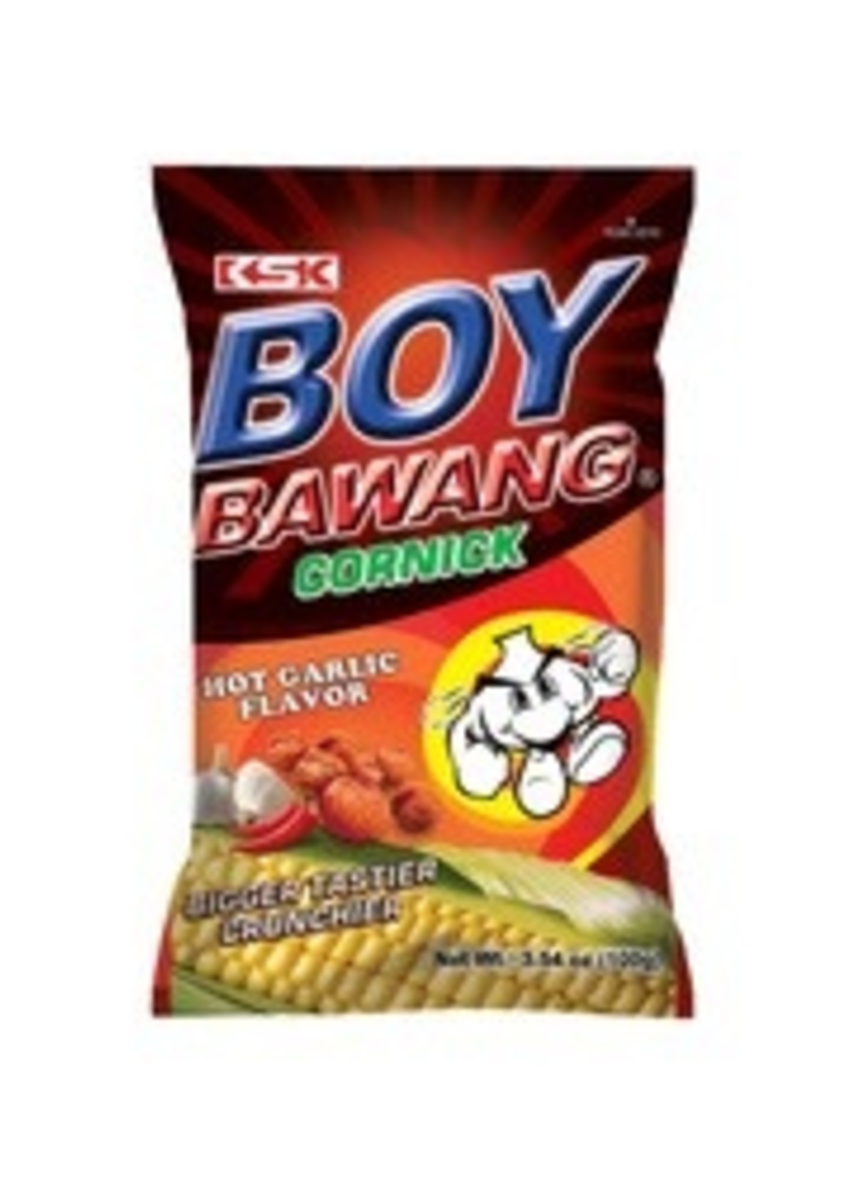 Boy Bawang Boy Bawang Fried Corn Hot Garlic 100g