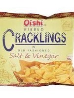 Oishi Oishi Ribbed Crackling salt and vinegar 50gr