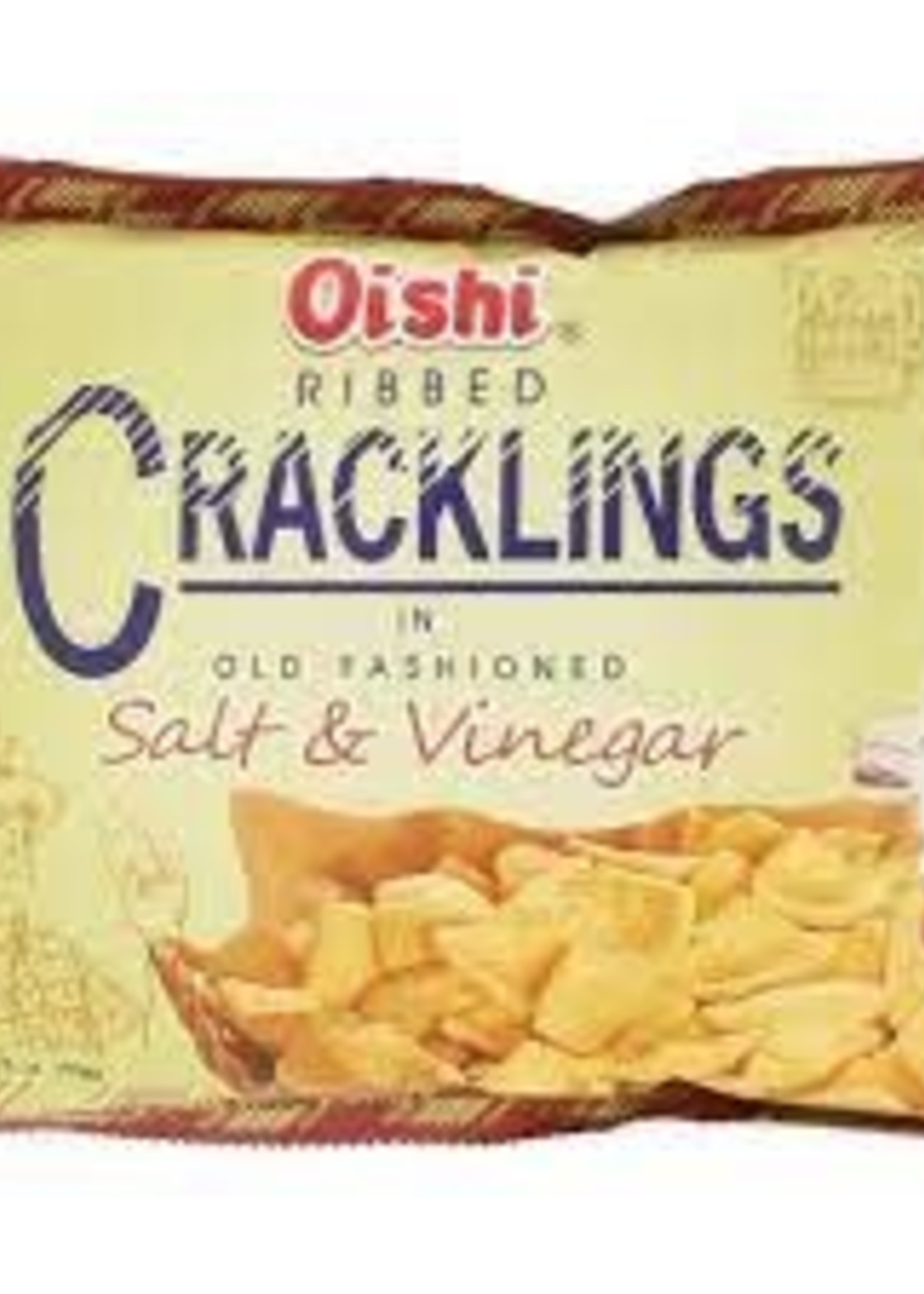 Oishi Oishi Ribbed Crackling salt and vinegar 50gr