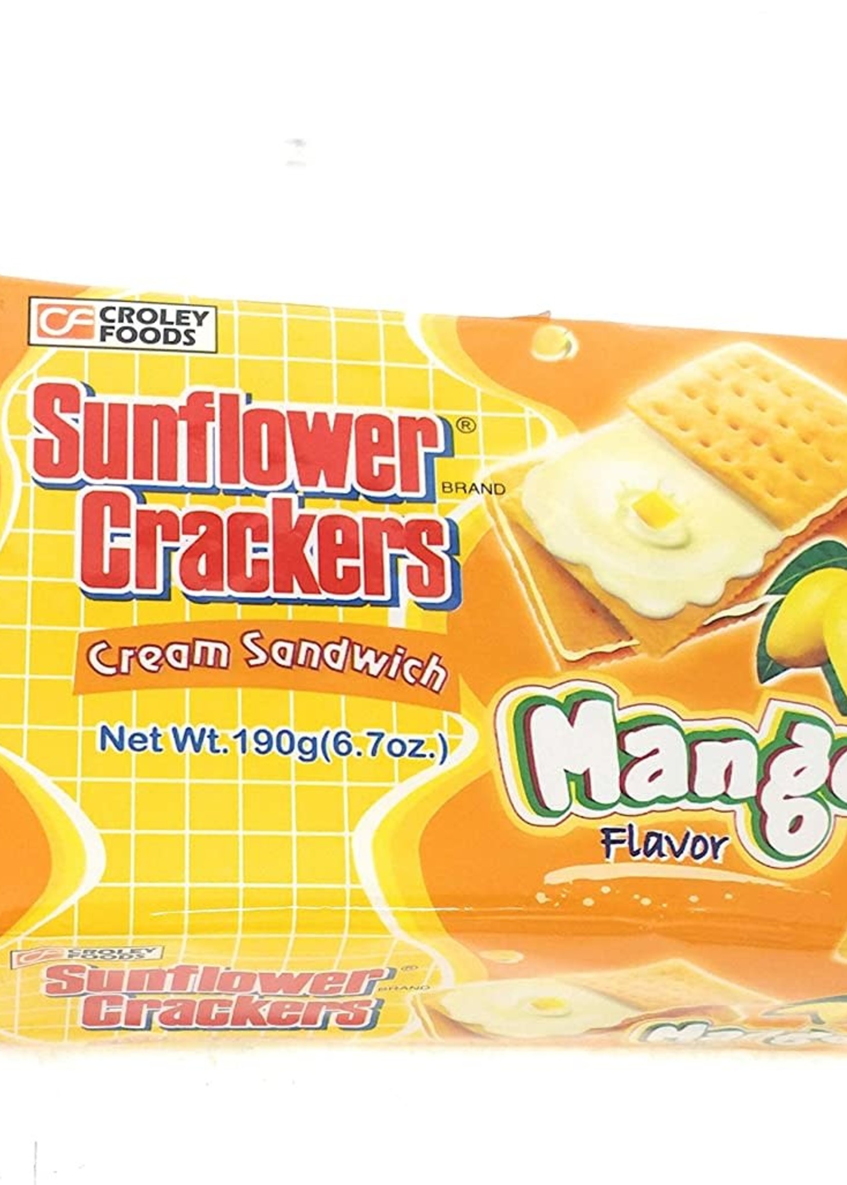 Croley Foods Sunflower Crackers Mango 190 gr