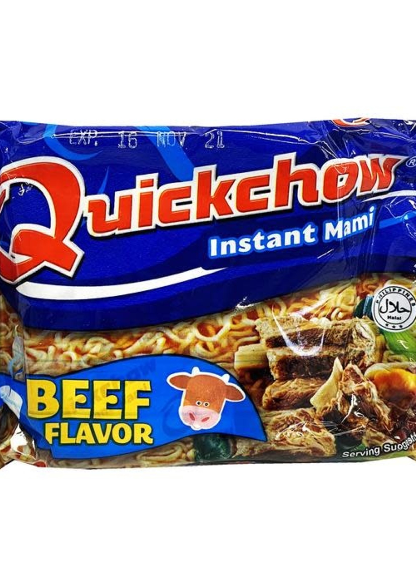 Quickchow Quickchow Instant Mami Beef Flavor 55gr